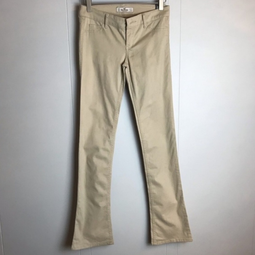 Hollister boot cut khakis